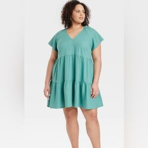 Universal Thread Green Casual Dress